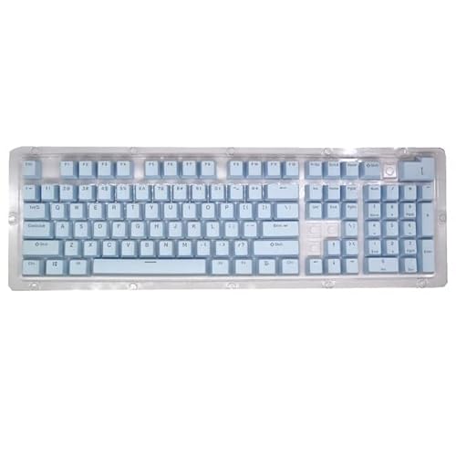 PBT 104 Tasten Keycaps OME Höhe Tastenkappen-Set Farbe Ersatz Einfarbig Tastatur Schalter Tastenkappen Hintergrundbeleuchtung Tastenkappen von KINHA