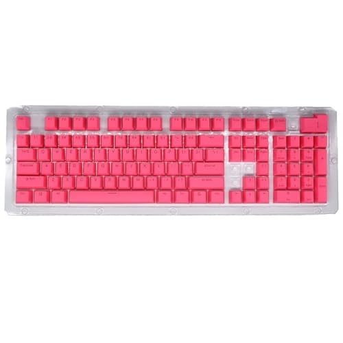 PBT 104 Tasten Keycaps OME Höhe Tastenkappen-Set Farbe Ersatz Einfarbig Tastatur Schalter Tastenkappen Hintergrundbeleuchtung Tastenkappen von KINHA