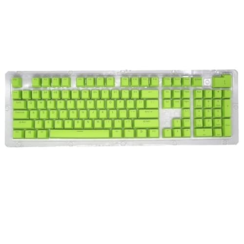 PBT 104 Tasten Keycaps OME Höhe Tastenkappen-Set Farbe Ersatz Einfarbig Tastatur Schalter Tastenkappen Hintergrundbeleuchtung Tastenkappen von KINHA