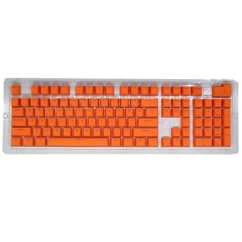 PBT 104 Tasten Keycaps OME Höhe Tastenkappen-Set Farbe Ersatz Einfarbig Tastatur Schalter Tastenkappen Hintergrundbeleuchtung Tastenkappen von KINHA