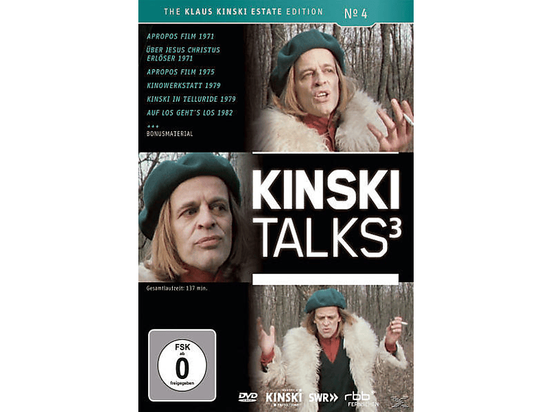 Kinski Talks 3 DVD Kinski Talks 3 DVD von KINKSI PRO