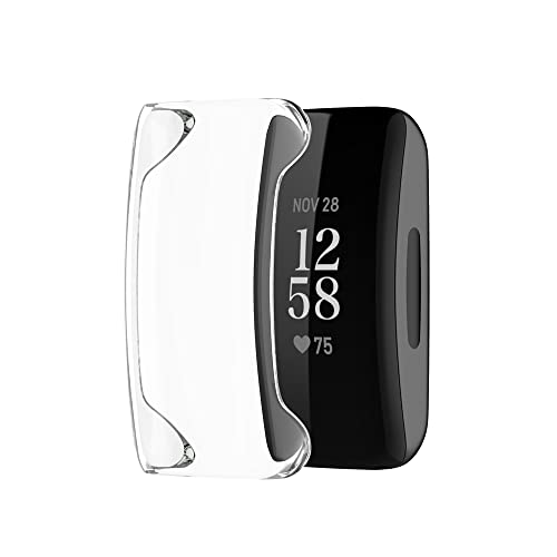 KINKUUN Protective Case Kompatibel mit Fitbit inspire 2 Hülle Displayschutz Schutz Case Schutzhülle.(transparent) von KINKUUN