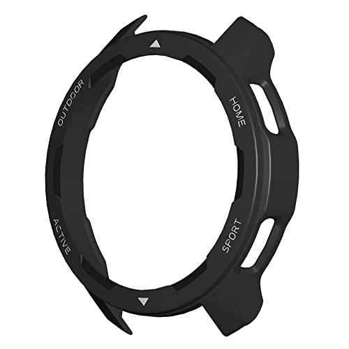 KINOEHOO Schutzhülle Kompatibel für XiaoMi watch color 2 Hüllen Protector Cover Case Schutz Hülle Bumper Shell.(Schwarz und weiß) von KINOEHOO