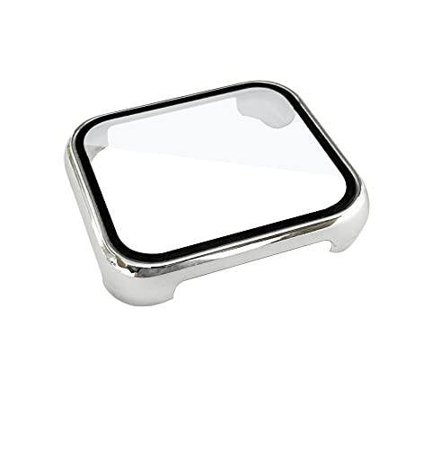 KINOEHOO Schutzhülle mit Glas Displayschutz Kompatibel mit OPPO Watch 2 (42/46mm Hülle Schutz Case Schutzhülle Cover.(46mm)(Silber) von KINOEHOO