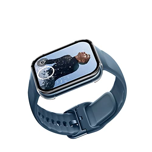 KINOEHOO Schutzhülle mit Glas Displayschutz Kompatibel mit OPPO Watch 2 (42/46mm Hülle Schutz Case Schutzhülle Cover.(46mm)(Transparent) von KINOEHOO