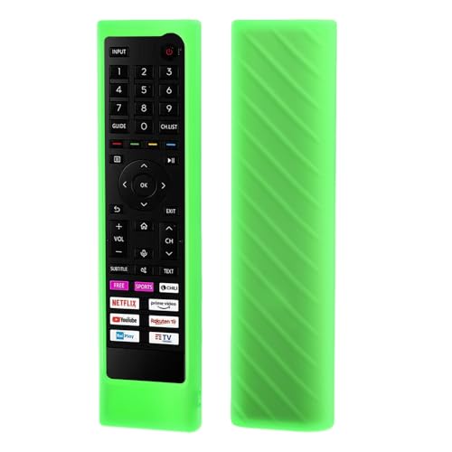 KINOEHOO Silikon Hülle Schutzhülle für Hisense smart tv Remote ERF3C80H/ERF3C80H(0012) Fernbedienungen Smart TV Remote Control Cover Case. von KINOEHOO