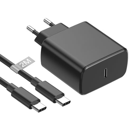 45W USB C Ladegerät mit 2M Typ C Ladekabel für Samsung Galaxy S25/S24/S23/S23+/S22/S22+/S21/S21+/S20/S20+, Ladekabel USB C mit Netzteil Handy Samsung Schnellladegerät Fast Charger Stecker Adapter 45W USB C Ladegerät mit 2M Typ C Ladekabel für Samsung Galaxy S25/S24/S23/S23+/S22/S22+/S21/S21+/S20/S20+, Ladekabel USB C mit Netzteil Handy Samsung Schnellladegerät Fast Charger Stecker Adapter von KINPEE