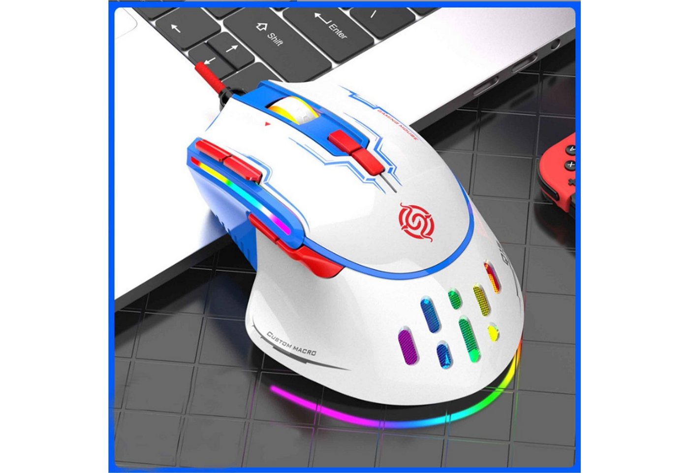 KINSI Mechanische Maus,Maus,PC Maus,Kabellose Maus,Gaming-Maus Gaming-Maus von KINSI
