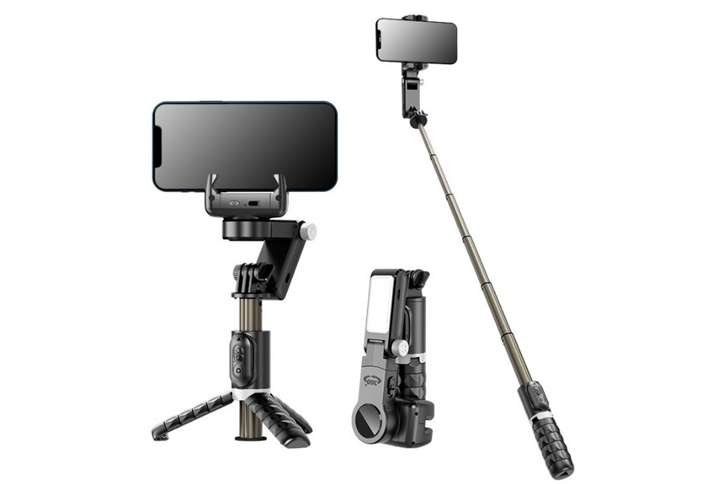KINSI Selfie-Stick,Foto-Stick,Bluetooth-Handy-Halter,Handy-Stativ Selfiestick von KINSI