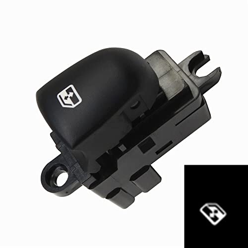 Fensterschalter 5. White Light Electric Power Window Switch/Compatible With Nissan Qashqai/Altima/Sylphy/Tiida/X-Trail Autoteile(Blue) von KIOOS