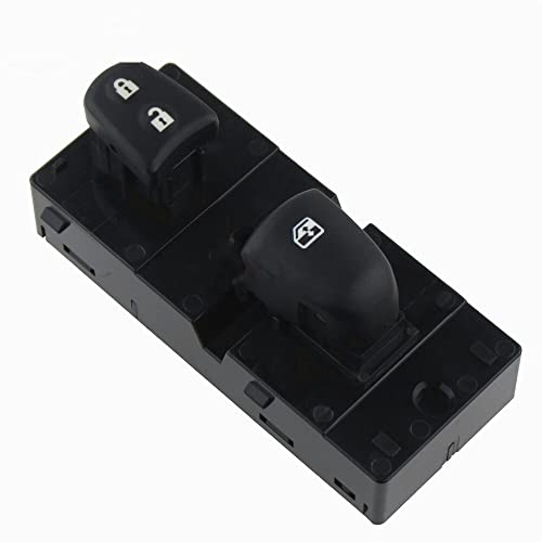 Fensterschalter 5. White Light Electric Power Window Switch/Compatible With Nissan Qashqai/Altima/Sylphy/Tiida/X-Trail Autoteile(White) von KIOOS