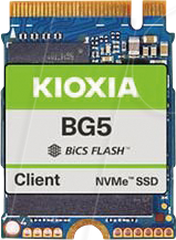 KBG50ZNS256G - KIOXIA BG5 Client SSD 256 GB, M.2 2230 von KIOXIA