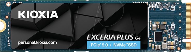 LVD10Z002TG8 - KIOXIA EXCERIA PLUS G4 NVMe-SSD, 2 TB, M.2 PCIe 5.0 von KIOXIA