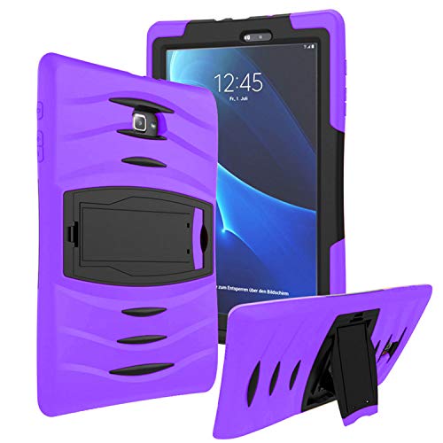 KIQ Armor Series für Samsung Galaxy Tab E 9.6 Hülle Dicke Schutzhülle Kickstand Case für Samsung Galaxy Tab E Hülle SM-T560 2015 (SM-T560/T561/T565/T567) - Violett von KIQ