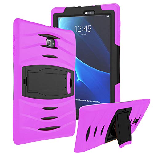 KIQ Schutzhülle für Samsung Galaxy Tab E 24,6 cm (9,6 Zoll) SM-T560 stoßfest, strapazierfähig, Militär-Stil, Hot Pink von (TM) von KIQ