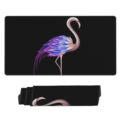 KIROJA Mauspad mit abstraktem Flamingo, wasserdicht, rutschfeste Gummiunterseite, Mauspad für Gaming, Büro, Tischmatte KIROJA Mauspad mit abstraktem Flamingo, wasserdicht, rutschfeste Gummiunterseite, Mauspad für Gaming, Büro, Tischmatte von KIROJA