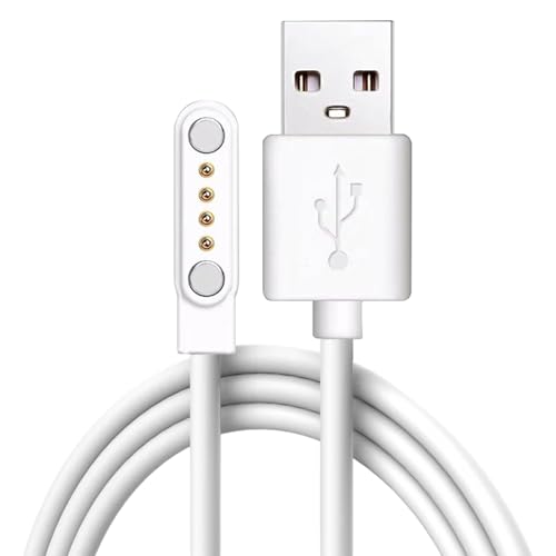 KIRVOS Universelles magnetisches Ladekabel für Kinder-watches, Zubehör für watches, 4-Pin-Ladekabel für Smartwatches, Magnetladeschnur – Geeignet für watches, Kopfhörer usw. KIRVOS Universelles magnetisches Ladekabel für Kinder-watches, Zubehör für watches, 4-Pin-Ladekabel für Smartwatches, Magnetladeschnur – Geeignet für watches, Kopfhörer usw. von KIRVOS
