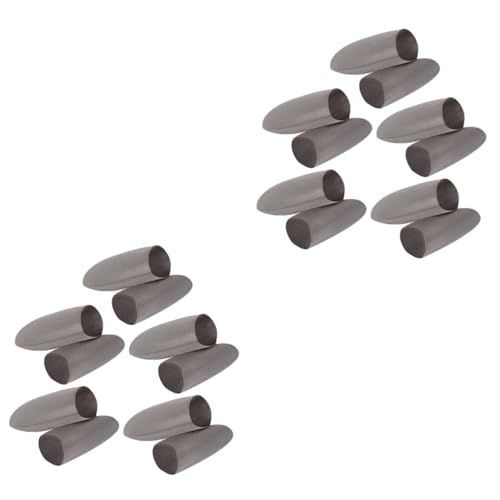 KITANDOVE 2 Sets Spiel-fingerhüllen Bildschirm-touch-abdeckung Rutschfest Elastisch Für Gaming-zubehör (grau) 10 Stück x 2 von KITANDOVE