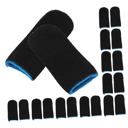 KITANDOVE 2 Sets Fingerhüllen Für Gaming-daumenschutzhüllen Rutschfest Aus Carbonfaser-nylon-strick Schweißresistent Für Handyspiele 10 Paar x 2 KITANDOVE 2 Sets Fingerhüllen Für Gaming-daumenschutzhüllen Rutschfest Aus Carbonfaser-nylon-strick Schweißresistent Für Handyspiele 10 Paar x 2 von KITANDOVE