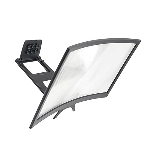 KITANDOVE Kleiner Telefonhalter Mobile Bildschirmlupe Gebogene Halterung für 12-Zoll-mobilfernseher und Telefonständer KITANDOVE Kleiner Telefonhalter Mobile Bildschirmlupe Gebogene Halterung für 12-Zoll-mobilfernseher und Telefonständer von KITANDOVE