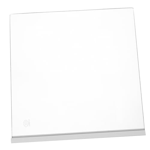 KITANDOVE Regaltrenner Kühlschrankteiler aus Glas 300 x 300 mm Kühlschrankregal Kühlschrankbehälterteiler einfache Organisation von KITANDOVE