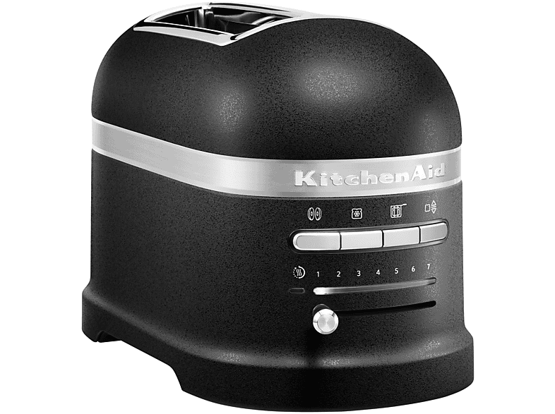 KITCHENAID 5 KMT 2204 Toaster Schwarz (1250 Watt, Schlitze: 2) von KITCHENAID