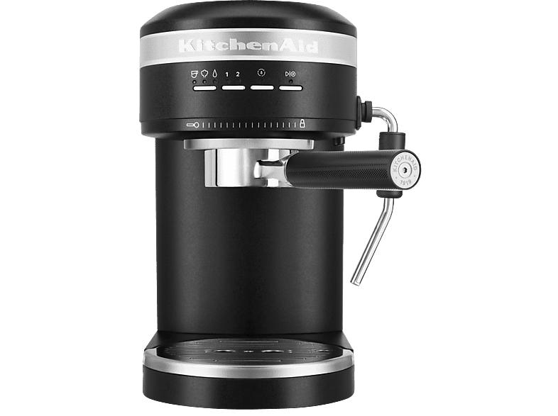 KITCHENAID 5KES6503EBK ARTISAN Espressomaschine Gusseisen Schwarz von KITCHENAID