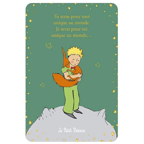 KIUB Karte Kleiner Prinz hält seinen Fuchs liebevoll – Maße: 10 x 15 cm von KIUB