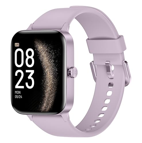 KIUVKAS Smartwatch Damen Herren, 1.95" Zoll-Touchscreen Smart Watch mit Telefonfunktion 140+ Sportmodus Sportuhr, Wasserdichter Fitness Tracker mit Schlafüberwachung Herzfrequenz für Android iOS von KIUVKAS