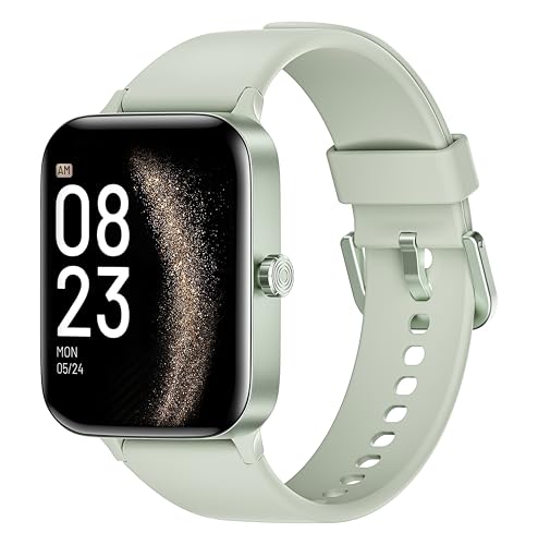 KIUVKAS Smartwatch Damen Herren, 1.95" Zoll-Touchscreen Smart Watch mit Telefonfunktion 140+ Sportmodus Sportuhr, Wasserdichter Fitness Tracker mit Schlafüberwachung Herzfrequenz für Android iOS KIUVKAS Smartwatch Damen Herren, 1.95" Zoll-Touchscreen Smart Watch mit Telefonfunktion 140+ Sportmodus Sportuhr, Wasserdichter Fitness Tracker mit Schlafüberwachung Herzfrequenz für Android iOS von KIUVKAS