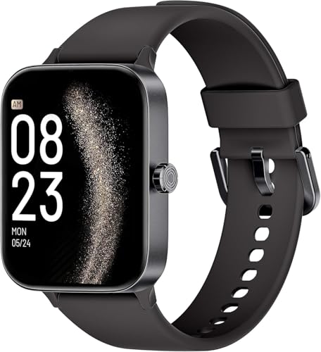 KIUVKAS Smartwatch für Herren Damen Annehmen/Tätigen von Anrufen, 5.0 cm Voller Touchscreen Fitnessuhr mit Blutdruck- und Schlafmonitor, Fitness Tracker mit 140+ Sport Schrittzähler für Android iOS KIUVKAS Smartwatch für Herren Damen Annehmen/Tätigen von Anrufen, 5.0 cm Voller Touchscreen Fitnessuhr mit Blutdruck- und Schlafmonitor, Fitness Tracker mit 140+ Sport Schrittzähler für Android iOS von KIUVKAS