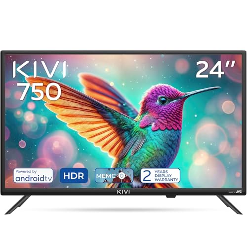 KIVI 24H750NB Smart TV Rahmenlos – Fernseher 24 Zoll HD, Smart TV, MVA Panel, HDR, Android 11, WLAN & Bluetooth, Netflix und HBO-kompatibel KIVI 24H750NB Smart TV Rahmenlos – Fernseher 24 Zoll HD, Smart TV, MVA Panel, HDR, Android 11, WLAN & Bluetooth, Netflix und HBO-kompatibel von KIVI