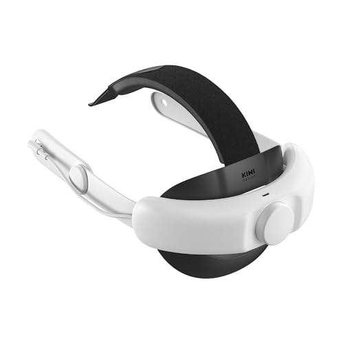 KIWI design Elite Strap mit Akku 6400mAh Kompatibel mit Meta Quest 3 Zubehör Komfort Battery Head Strap Spielzeit Verlängern Nicht Kompatibel mit Unserem Vertikalen RGB-Ladeständer KIWI design Elite Strap mit Akku 6400mAh Kompatibel mit Meta Quest 3 Zubehör Komfort Battery Head Strap Spielzeit Verlängern Nicht Kompatibel mit Unserem Vertikalen RGB-Ladeständer von KIWI design