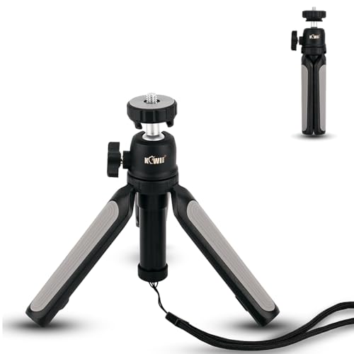 KIWIFOTOS 2-in-1 Teleskop-Handgriff und Mini-Stativständer, Kamera-Handgriff-Stabilisator, Handstativ, Selfie-Stick für Canon, Nikon, Sony, Kompaktkameras, DSLR, Gopro, Osmo Action Sportkameras KIWIFOTOS 2-in-1 Teleskop-Handgriff und Mini-Stativständer, Kamera-Handgriff-Stabilisator, Handstativ, Selfie-Stick für Canon, Nikon, Sony, Kompaktkameras, DSLR, Gopro, Osmo Action Sportkameras von KIWIFOTOS