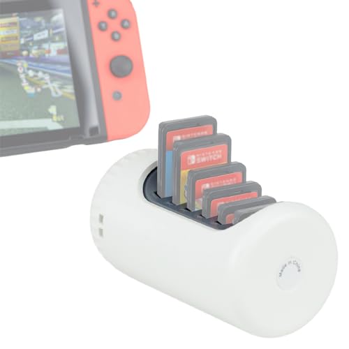 KIWIFOTOS Game Card Case für Nintendo Switch Game Card, Kartenhalter für 6 x NS Game Cards und 2 Micro SD Cards, Zylindrische Game Storage Switch Game Holder Case für Reisetragetasche KIWIFOTOS Game Card Case für Nintendo Switch Game Card, Kartenhalter für 6 x NS Game Cards und 2 Micro SD Cards, Zylindrische Game Storage Switch Game Holder Case für Reisetragetasche von KIWIFOTOS