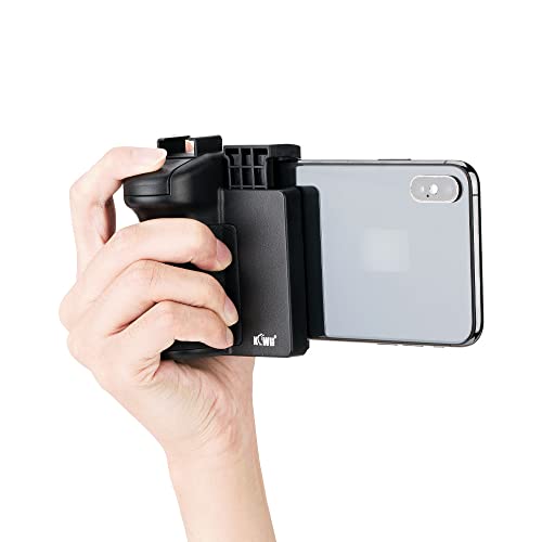 KIWIFOTOS Handy Hand Griff Halterung Smartphone Gimbal Stabilisator mit Drahtlose Fernauslöser -Stativ Monopod Mount Adapter für iPhone Samsung Huawei Handy Fotografieren KIWIFOTOS Handy Hand Griff Halterung Smartphone Gimbal Stabilisator mit Drahtlose Fernauslöser -Stativ Monopod Mount Adapter für iPhone Samsung Huawei Handy Fotografieren von KIWIFOTOS