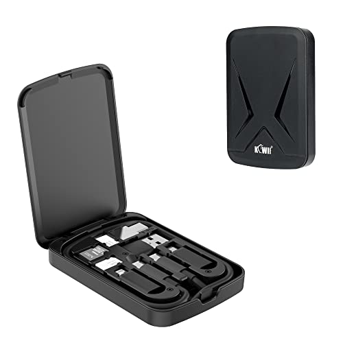 KIWIFOTOS Multifunktional Urban Survival Card Datenkabel Set, Multi-Type Ladekabel Konverter Einschließlich USB A, USB C, Lightning, OTG Adapter für Reiseauto, Kann als Telefonhalter Verwendet Werden KIWIFOTOS Multifunktional Urban Survival Card Datenkabel Set, Multi-Type Ladekabel Konverter Einschließlich USB A, USB C, Lightning, OTG Adapter für Reiseauto, Kann als Telefonhalter Verwendet Werden von KIWIFOTOS