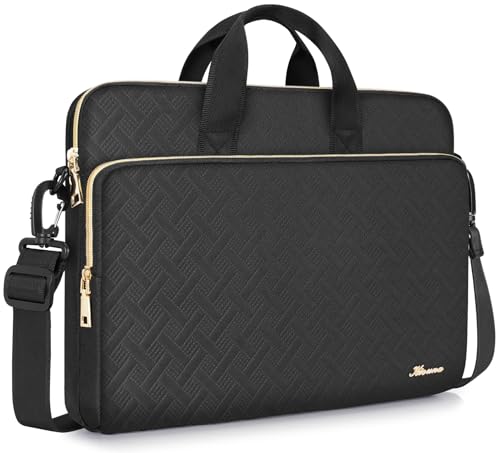 KIZUNA 13.3 Zoll Laptoptasche Notebook Tasche Laptop 13" Hülle für MacBook Pro 14 M3/14 Lenovo IdeaPad Flex 5i/ThinkPad X1 Carbon/14.4" Surface Laptop Studio 2/Huawei/Swift Go 14 Bag Sleeve,Schwarz von KIZUNA