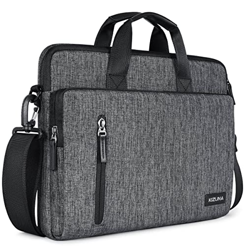 KIZUNA 14 Zoll Laptoptasche Laptop Tasche Notebook für MacBook Air 15 M2 2023/14" Lenovo IdeaPad Flex 5/IdeaPad 3i Gen 6/IdeaPad 3 & Slim 3i/Flex 6 & 14/HP EliteBook 840 G5/Dell Hülle Sleeve Bag, Grau von KIZUNA