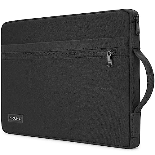 KIZUNA Laptop Tasche 13 Zoll Laptoptasche Für MacBook Pro 14 M3 & M2 Pro 2023/MacBook Air M2 13.6"/13.3" Lenovo Yoga Slim 7i Carbon/HP Envy x360 13/14.2" MateBook X Pro Notebook Hülle Sleeve,Schwarz von KIZUNA