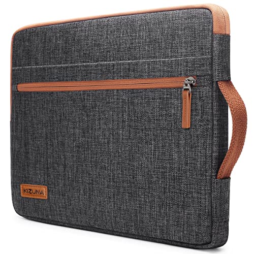 KIZUNA Laptop Tasche 13 Zoll Wasserdicht Laptoptasche 13.3" Für 14" Lenovo IdeaPad Flex 5i/ThinkPad X1 Carbon/ThinkPad T14 2022/Yoga C930/HP EliteBook/Huawei/Dell Notebook Hülle Sleeve Case, Braun von KIZUNA