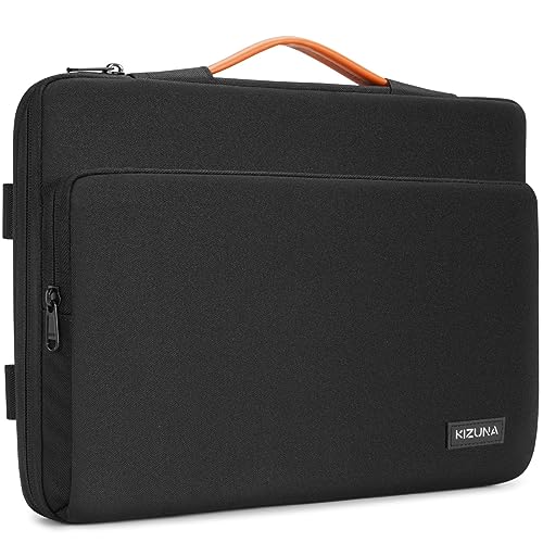 KIZUNA Laptop Tasche 15.6 Zoll Notebook 15" Laptoptasche für MacBook Pro 16 M2 Max/16 Lenovo IdeaPad 5 Pro/Flex 5 & 5i/IdeaPad 3i & Slim 3i/16 Yoga 7/HP/Huawei/Dell Rucksack Sleeve Hülle Bag,Schwarz von KIZUNA
