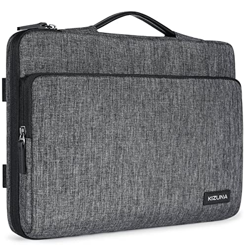 KIZUNA Laptoptasche 13 Zoll 13,3" Laptop Tasche Notebook für MacBook Pro 14 M2 & M1/14 Lenovo IdeaPad Flex 5i/ThinkPad X1 Carbon/Yoga 9i & 7i/Huawei/Swift Go 14 Hülle Sleeve Shoulder Bag Case,Grau von KIZUNA