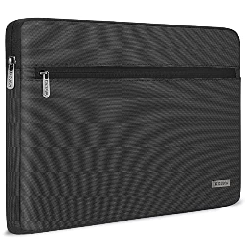 KIZUNA Notebook Tasche 11 Zoll Laptop Hülle Sleeve Wasserdicht Case Für 13.3" Macbook Air M1 2020/13" Surface Pro 8/Neu 12" MacBook/12.9" iPad Pro 2020/Dell XPS 13/12.4" Samsung Galaxy Tab S7+,Schwarz von KIZUNA