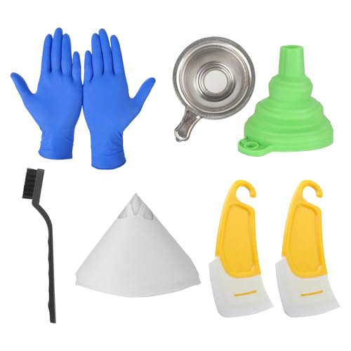 3D Drucker Harz Filter Set 3D Drucker Zubehör Silikon Trichter Kombination Lichthärtungsfilter Harzfilterbecher von KJDKNC