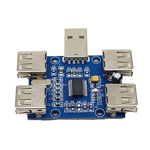 USB-Controller-Erweiterungsmodul GL850G mit 4 Anschlüssen, USB 2.0, Chip, Plug & For Play, für 5 V, 480 Mbps, USB 2.0 Erweiterungskarten-Modul-Hub von KJDKNC