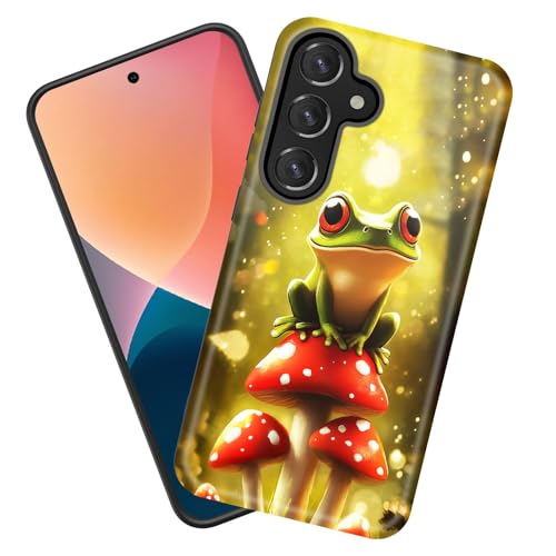 KJFHDJFDH Schutzhülle für Galaxy A26 5G, strapazierfähig, stoßfest, weiches Silikongummi und Hartplastik, Hybrid-Schutzhülle für Samsung Galaxy A26 5G 6,7 Zoll 2025, niedlicher Frosch-Pilzwald KJFHDJFDH Schutzhülle für Galaxy A26 5G, strapazierfähig, stoßfest, weiches Silikongummi und Hartplastik, Hybrid-Schutzhülle für Samsung Galaxy A26 5G 6,7 Zoll 2025, niedlicher Frosch-Pilzwald von KJFHDJFDH