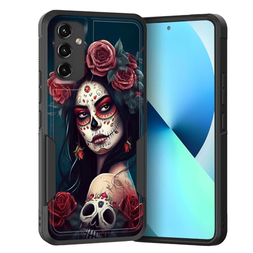 KJFHDJFDH Schutzhülle für Galaxy S24 Plus, zweilagig, Hybrid, strapazierfähig, stoßfest, harter PC + weiche Silikon-Schutzhülle für Samsung Galaxy S24 Plus 5G 6,7 Zoll 2024, Totenkopf-Rosen-Mädchen KJFHDJFDH Schutzhülle für Galaxy S24 Plus, zweilagig, Hybrid, strapazierfähig, stoßfest, harter PC + weiche Silikon-Schutzhülle für Samsung Galaxy S24 Plus 5G 6,7 Zoll 2024, Totenkopf-Rosen-Mädchen von KJFHDJFDH