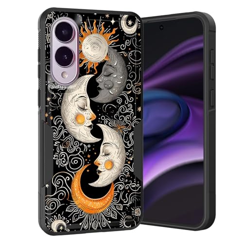 KJFHDJFDH Schutzhülle für Samsung Galaxy S25 Edge 2025, zweilagig, Hybrid, strapazierfähig, stoßfest, harter PC + weiche Silikon-Schutzhülle für Samsung Galaxy S25 Edge 2025, Sonne und Mond und Sterne KJFHDJFDH Schutzhülle für Samsung Galaxy S25 Edge 2025, zweilagig, Hybrid, strapazierfähig, stoßfest, harter PC + weiche Silikon-Schutzhülle für Samsung Galaxy S25 Edge 2025, Sonne und Mond und Sterne von KJFHDJFDH