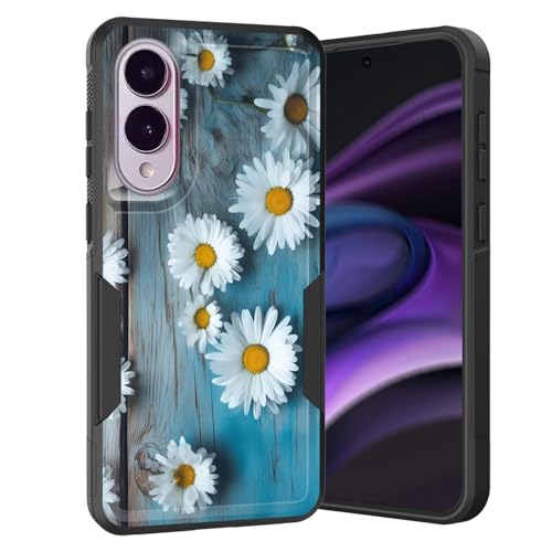 KJFHDJFDH Schutzhülle für Samsung Galaxy S25 Edge 2025, zweilagig, Hybrid-Hybrid-Hülle, robust, stoßfest, harter PC + weiche Silikon-Schutzhülle für Samsung Galaxy S25 Edge 2025, Gänseblümchen auf KJFHDJFDH Schutzhülle für Samsung Galaxy S25 Edge 2025, zweilagig, Hybrid-Hybrid-Hülle, robust, stoßfest, harter PC + weiche Silikon-Schutzhülle für Samsung Galaxy S25 Edge 2025, Gänseblümchen auf von KJFHDJFDH